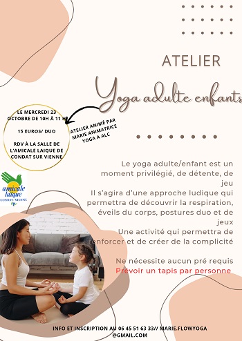 ATELIER YOGA Parents-Enfants avec MARIE