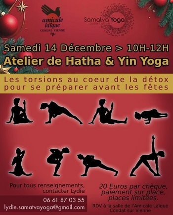 Atelier HATHA & YIN YOGA avec Lydie